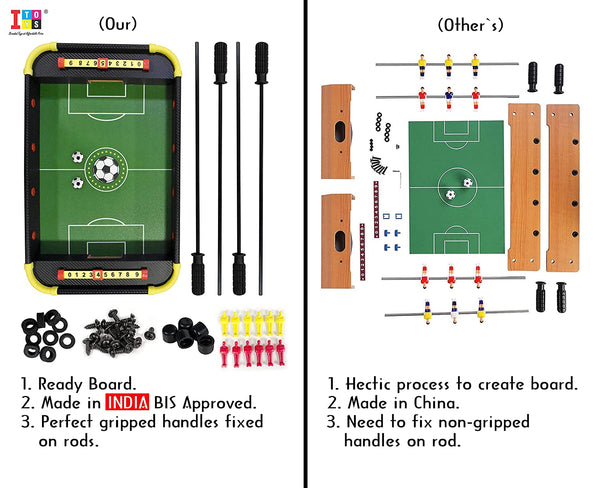 Itoys Football Foosball Tabletop Game Multiple Row