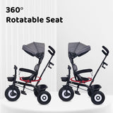 R For Rabbit Tiny Toes T40 Ace Tricycle - Grey Black