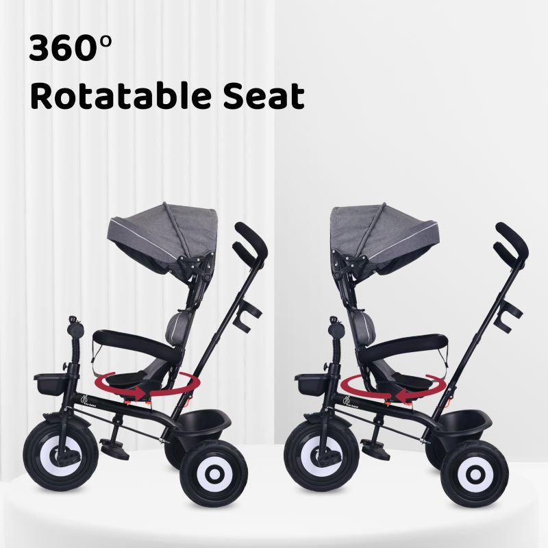 R For Rabbit Tiny Toes T40 Ace Tricycle - Grey Black