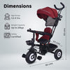 R For Rabbit Tiny Toes T40 Ace Tricycle 360 Rotatable Seat