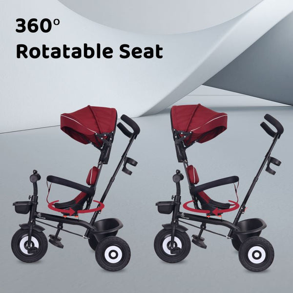 R For Rabbit Tricycle Tiny Toes T40 Plus Maroon Black