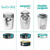 Tommee Tippee Twist & Click Advanced Nappy Disposal Refill Cassette 3 Pack