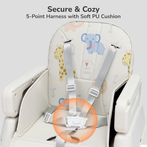 R for Rabbit High Chair - Truffle Beige