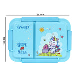 Youp Stainless Steel Blue Color Bento Box - Unicorn