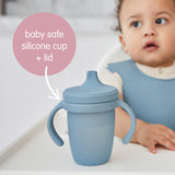 b.box Silicone Spout Cup 240ml – Blush Pink
