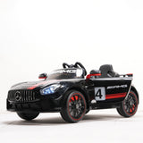 Formula Fun by EMotorad Mercedes-AMG GT4 Electric Ride-On Car 3–6Y – Black