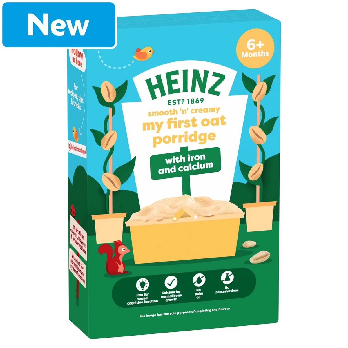 Heinz My First Oat Porridge Baby Food – 6+ Months, 125g