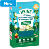 Heinz Cauliflower Broccoli & Cheese Porridge Baby Food – 6+ Months, 125g