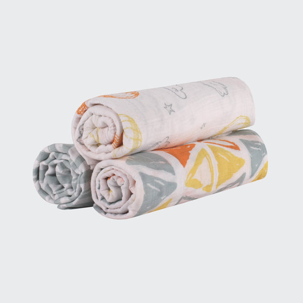 Abracadabra Swaddles (Set Of 3) - Hot Air Balloon