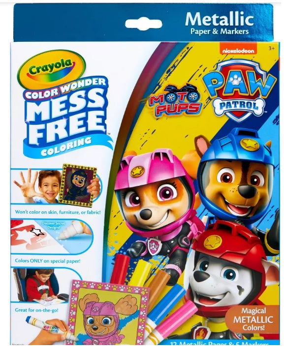 CRAYOLA –Color Wonder Box Set Paw Petrol