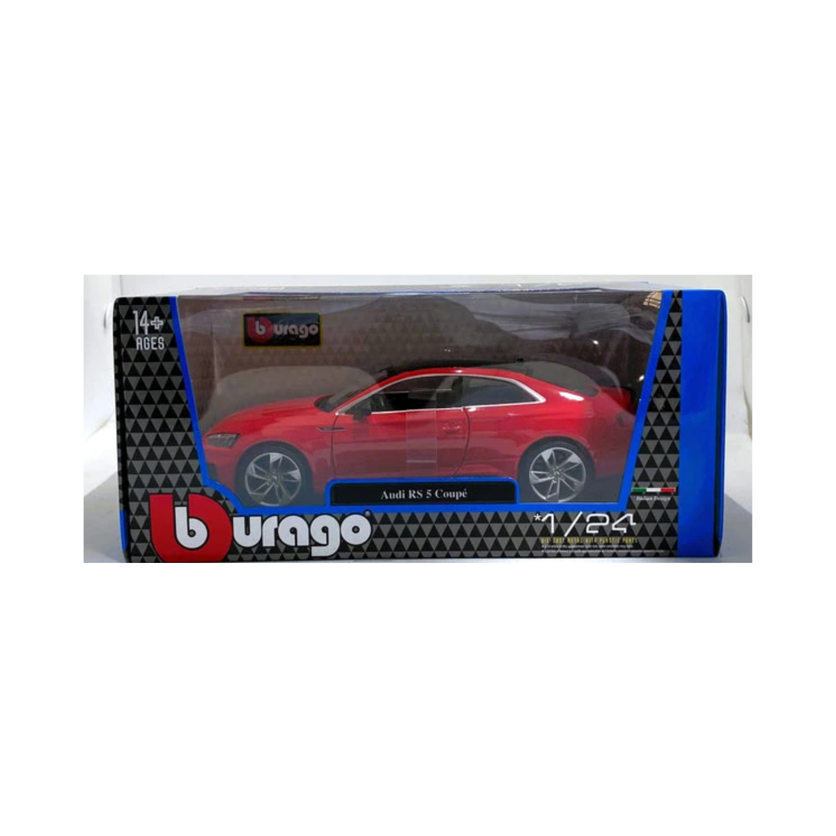 Bburago Audi RS 5 Coupe 1:24 Die-Cast Model Car – Red