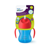 Philips Avent Bendy Twin Handle Straw Cup 200 ml – Blue | 9M+