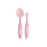 b.box Toddler Cutlery Spoon & Fork Set of 2 Blush Pink