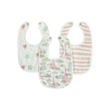 Abracadabra 100% Cotton Muslin Bibs, Pack of 3 – Eiffel Tower