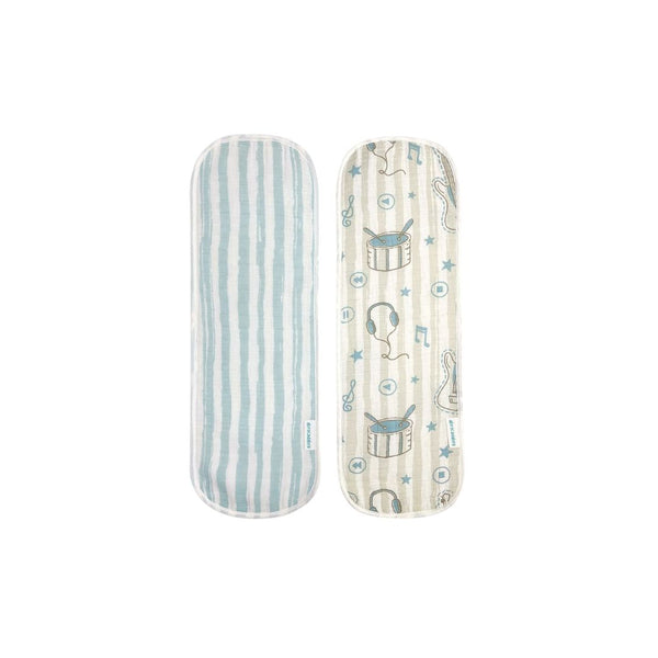 Abracadabra Muslin Burp Pad - Rockstar