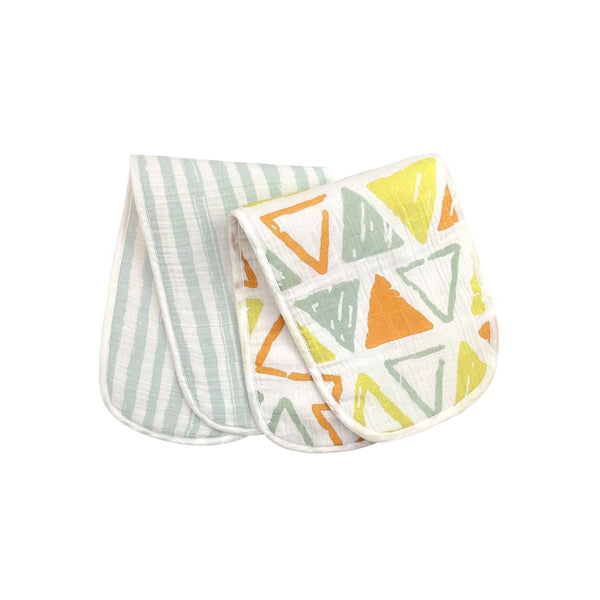 Abracadabra Muslin Burp Pad -Triangles