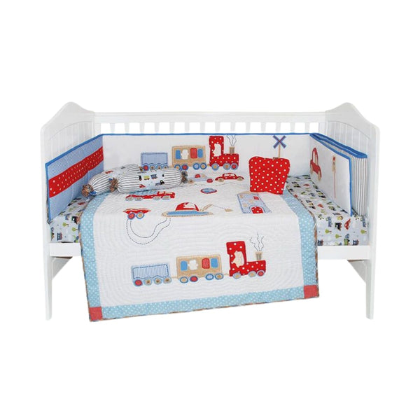 Abracadabra 6 Piece Cot Bedding Set - Transport
