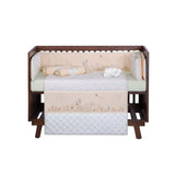 Abracadabra 6 Piece Baby Cot Bedding Set - Bunny Garden