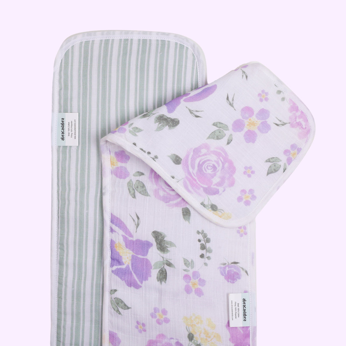 Abracadabra Muslin Burp Pad Set of 2 51 × 18 × 0.5 cm Villandry