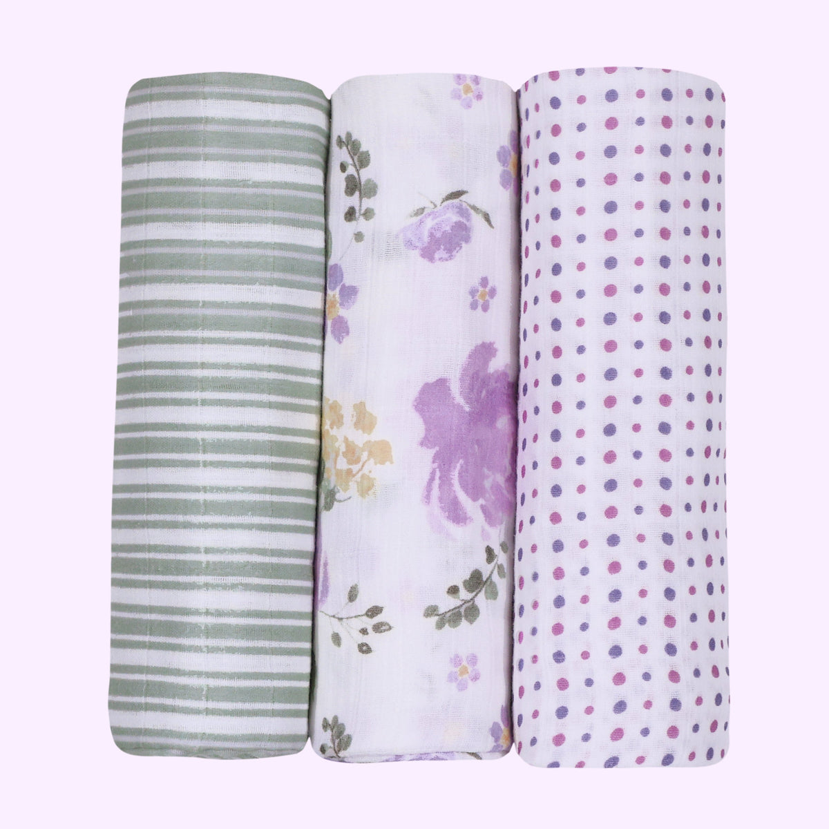 Abracadabra Muslin Baby Swaddles Set of 3 – Villandry