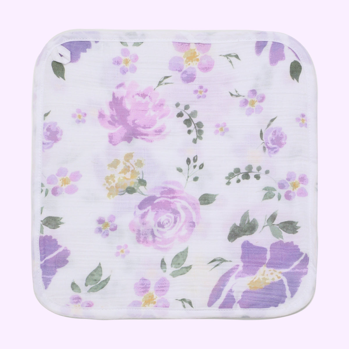 Abracadabra Cotton Muslin Baby Wipes Pack of 3 – Villandry Purple