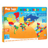 Mapology World & India ImagiMake With Flags and Capitals