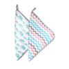 Masilo Organic Muslin Washcloths (Set of 2) - Elephant