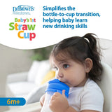 Dr. Brown’s Milestones Baby’s First Straw Cup 270 ml Blue Bear
