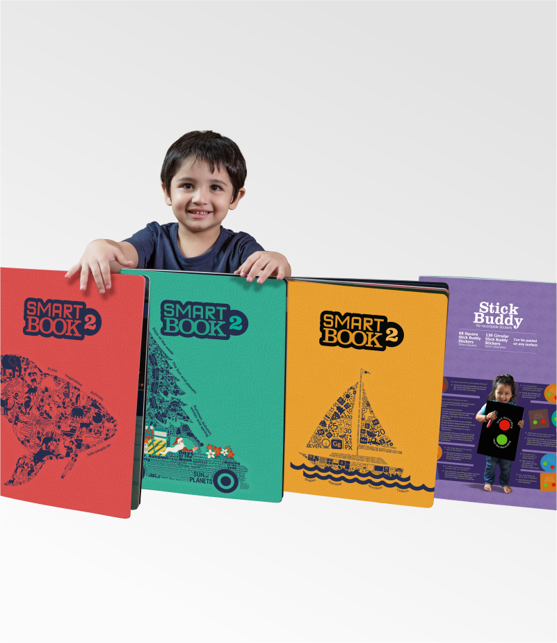 Go Discover SmartBook 2 3-Interactive Learning Books Set 3–5Y – Multicolor
