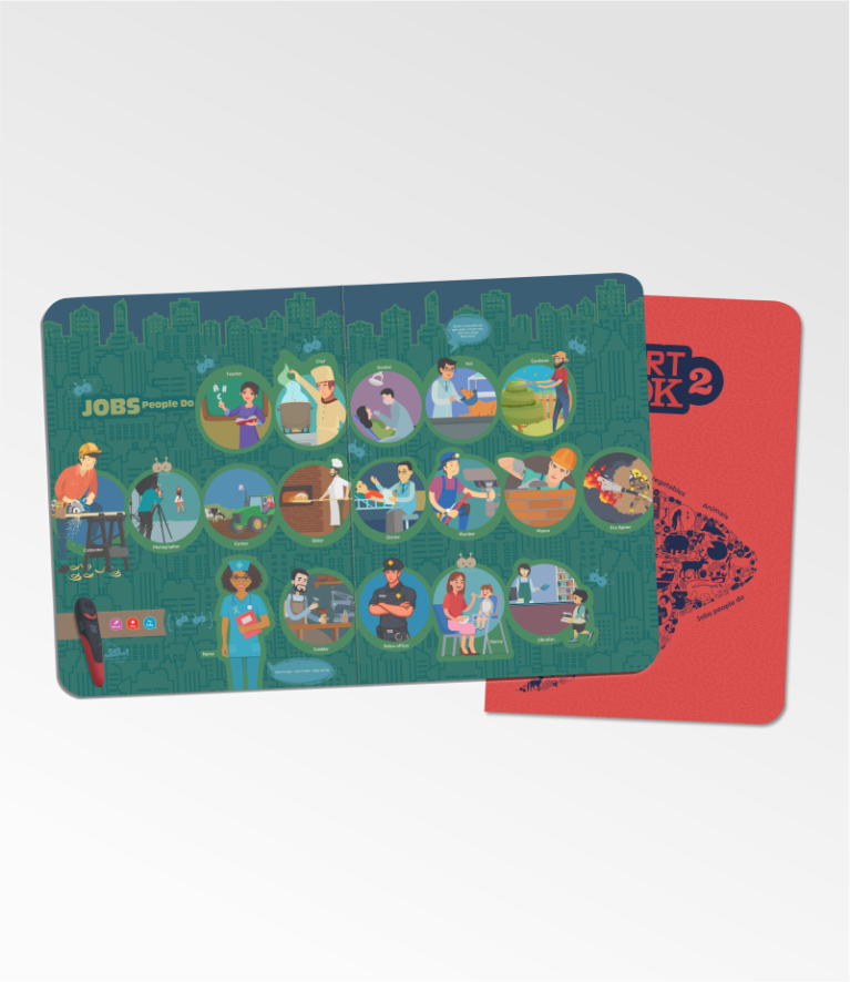 Go Discover SmartBook 2 3-Interactive Learning Books Set 3–5Y – Multicolor
