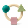 Oli & Carol Shapes Teething Ring Soft Colors Baby
