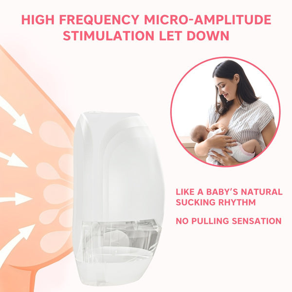 Hopop Hands-Free Electric Breast Pump - White