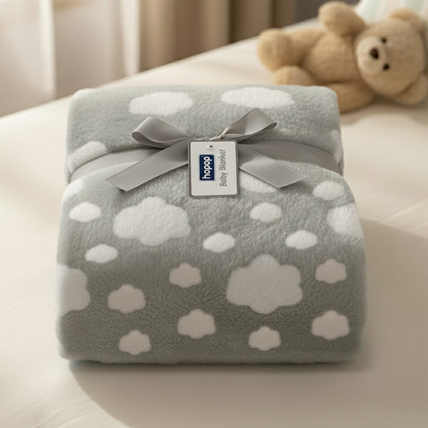 Hopop Ultra Soft AC Fleece Baby Blanket for Newborns & Infants - Assorted