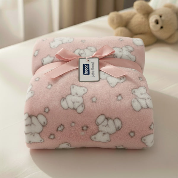 Hopop Ultra Soft AC Fleece Baby Blanket for Newborns & Infants - Assorted