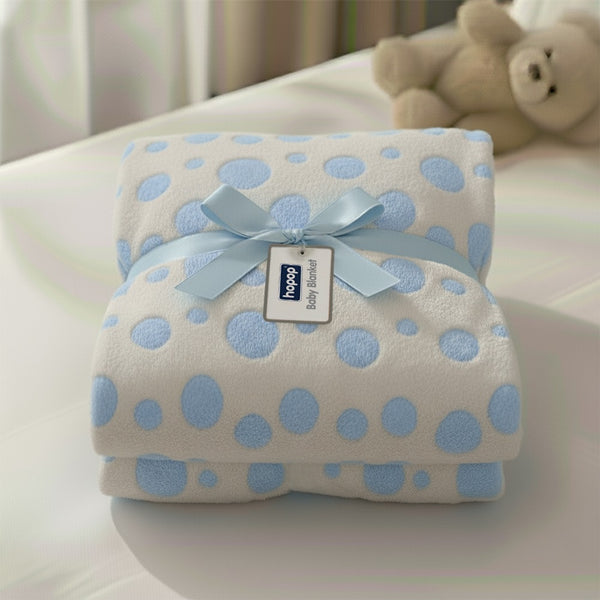Hopop Ultra Soft AC Fleece Baby Blanket for Newborns & Infants - Assorted