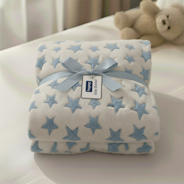 Hopop Ultra Soft AC Fleece Baby Blanket for Newborns & Infants - Assorted