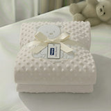 Hopop Ultra Soft Baby Fleece Blanket for Newborns & Infants | Warm & Cozy Bubble Blanket- Assorted