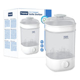 Hopop 2-in-1 Baby Bottle Steam Sterilize Compact & Travel-Friendly – White