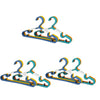 YOMH Plastic Clothes Hangers Pack of 30- Assorted Colours