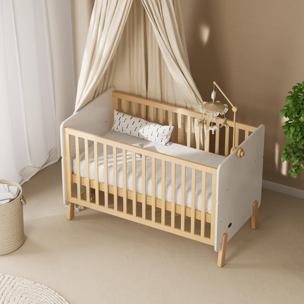 Boori Natty Cot Bed - Barley and Almond