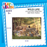 Funskool Wild Life Jigsaw Puzzle 300 Pieces Multicolour