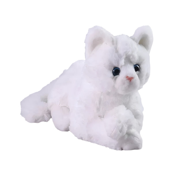 Wild Republic Paws White Longpile Cat