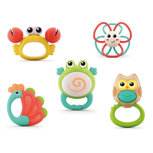 HOLA Animal Orchestra Baby Rattle Set 318B-B – Musical Sensory Toys