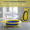 R for Rabbit Bubble Double Finzy Baby Bathtub 92 × 54 × 21 cm Yellow Blue