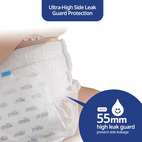 MILK Baby Diaper Yoga Pants, Size L (36 Pcs) 9-17 Kgs