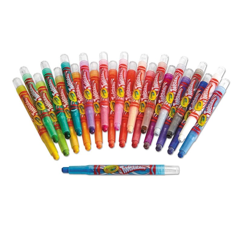 Crayola Mini Twistables Crayons Pack of 24 Multicolour
