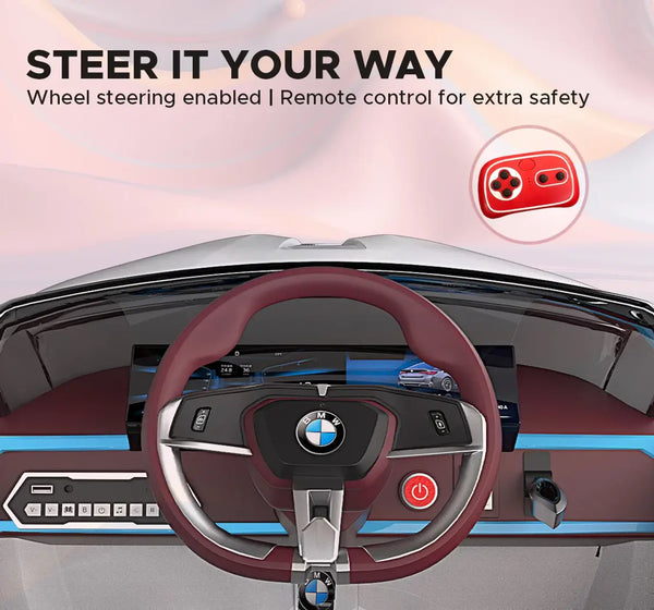 Emotorad Formula Fun BMW I4 Ride-On Car - White