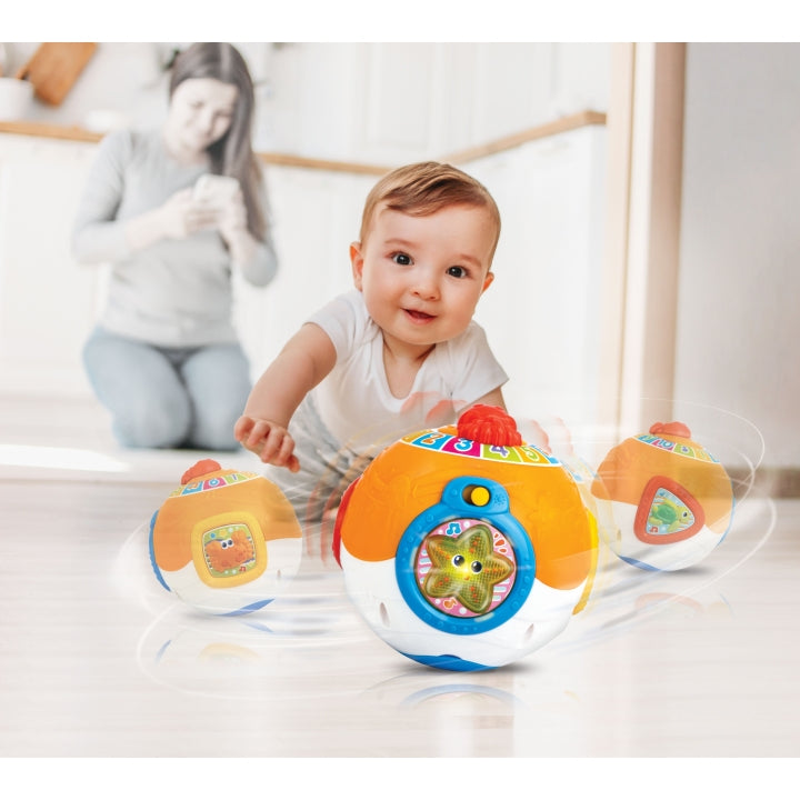 Winfun Roll 'N Learn Activity Ocean Ball Musical Crawling Toy 9M+
