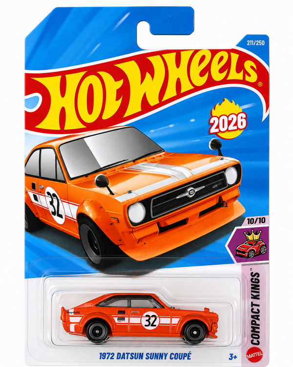 Hot Wheels 1972 Datsun Sunny Coupe