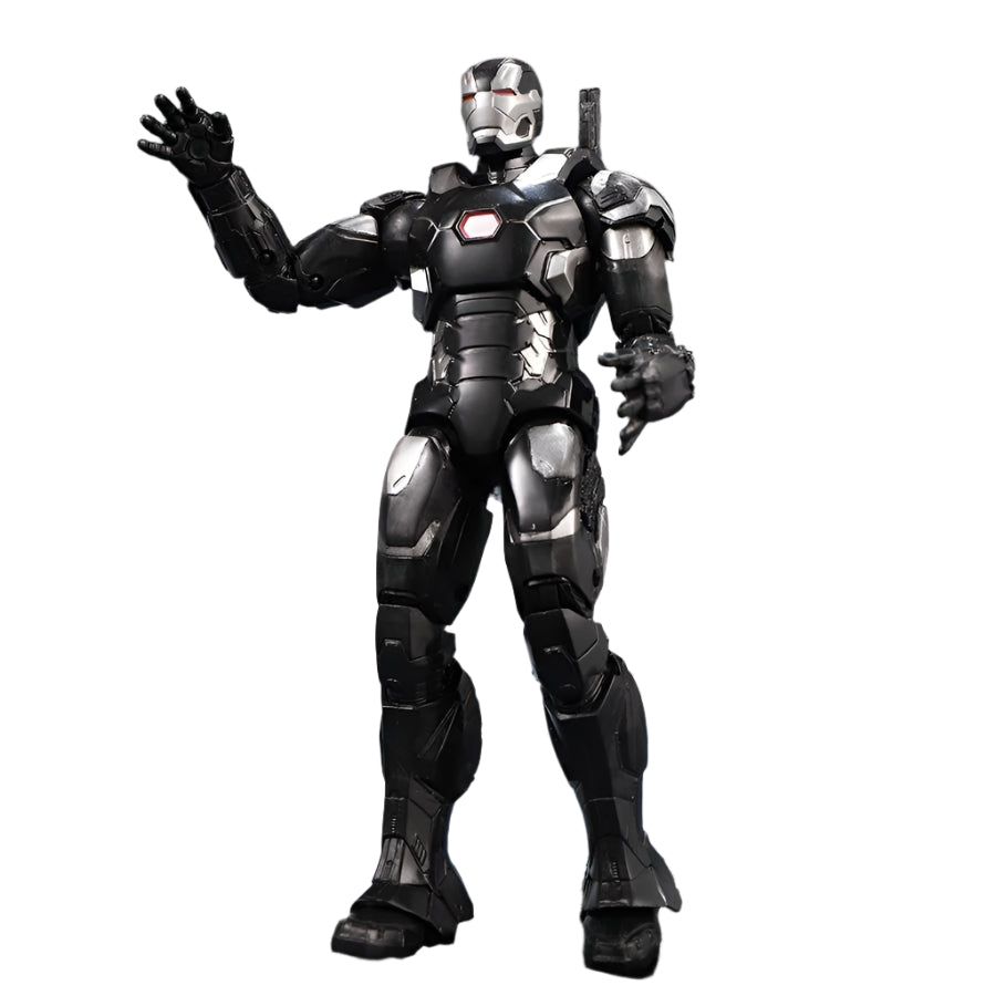 ZD Toys Marvel War Machine with Plastic Holder Collectible – Black Silver